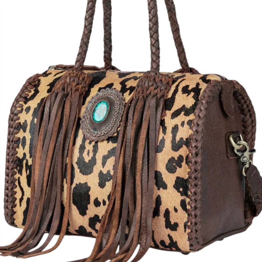 NEW AMERICAN DARLING women's mini duffel bag in brown - Picture 2 of 2